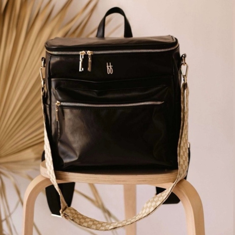 Forever French Black Diaper Bag